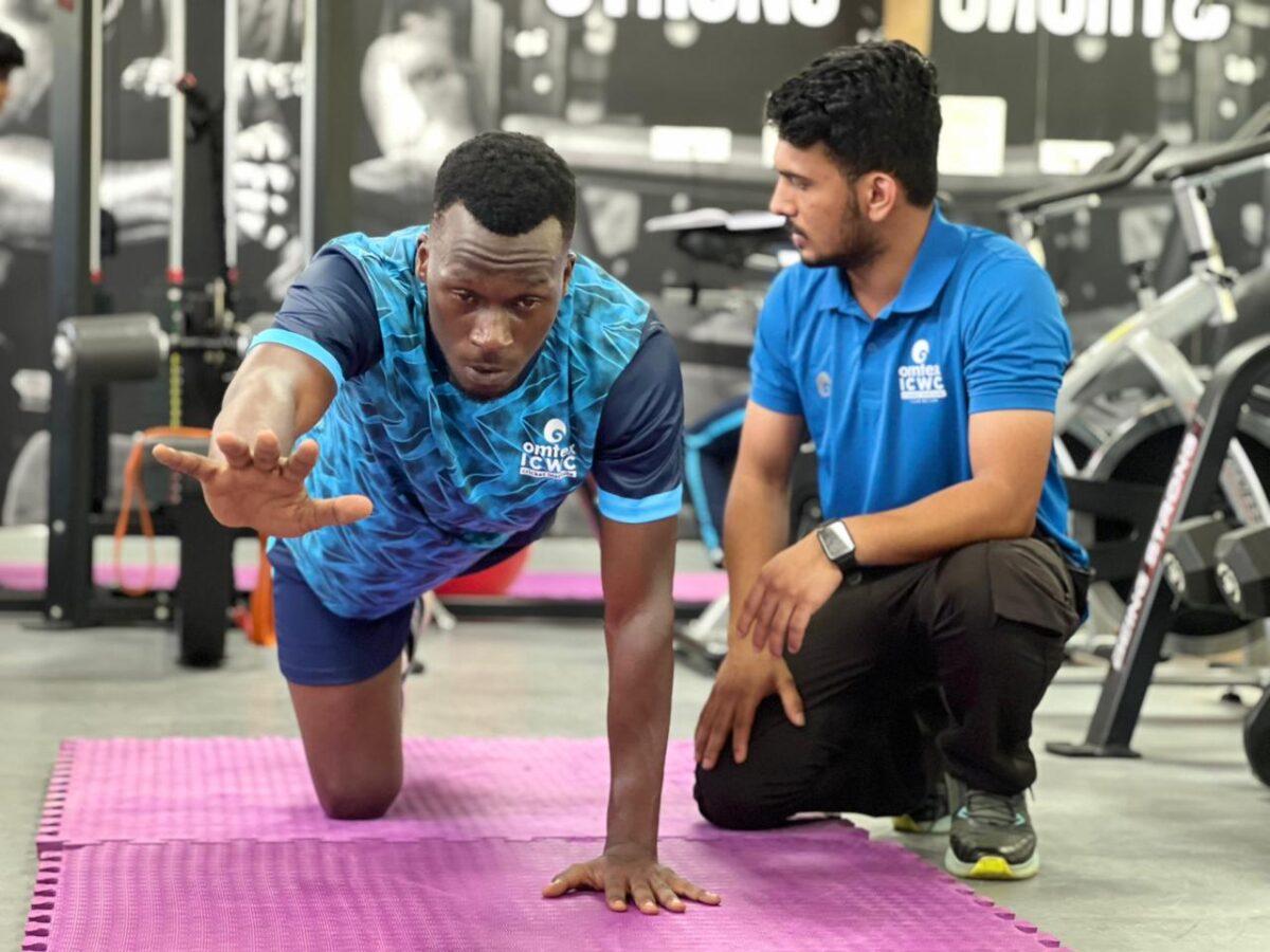 Paceman Mwebaze Begins Two-Month Rehabilitation Journey at Omtex ICWC Institute, India