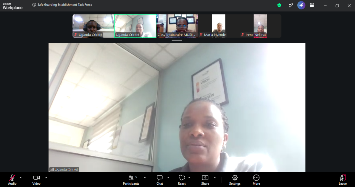 Cricket Uganda launches Safeguarding task force in first online meeting