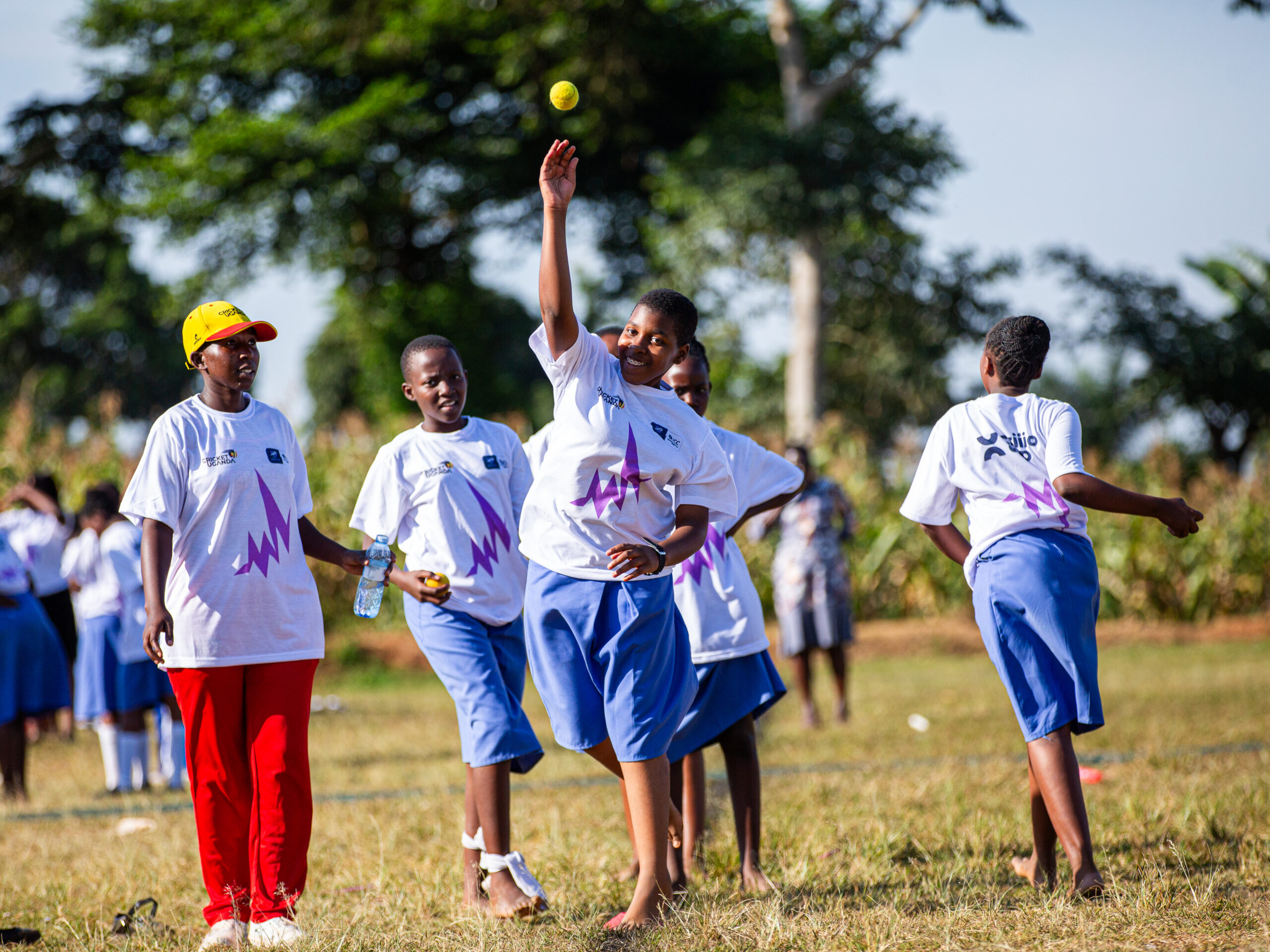 In Photos: Victoria Pearls Inspire girls at Mt. St. Henry’s High School Mukono | ICC Women’s Cricket Week